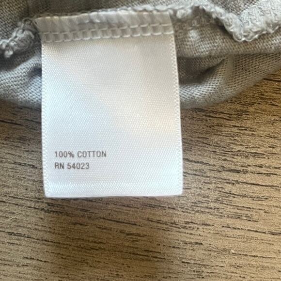 Old Navy Light Gray Knit Cotton Mini Skirt Belted Lightweight Womens Size Medium - Picture 6 of 7